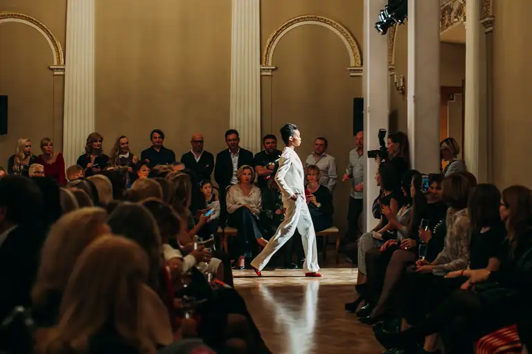 Съёмка на St. Petersburg Fashion Week