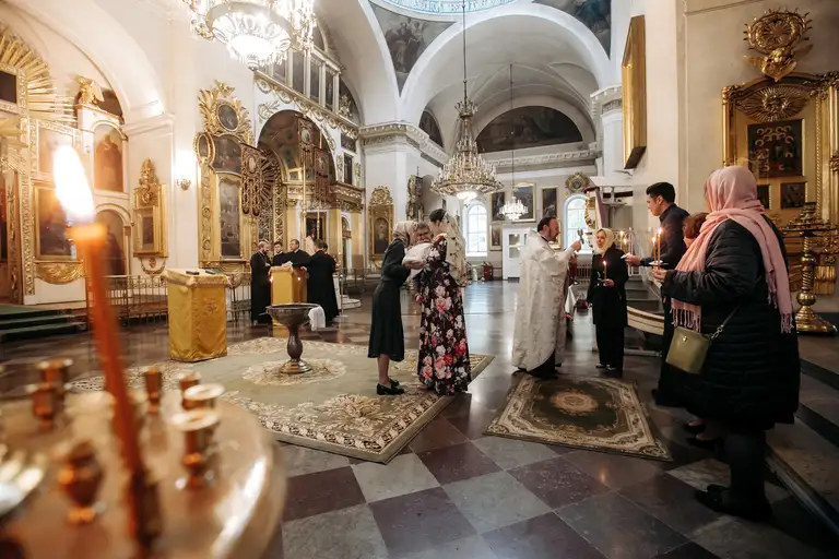 Фотограф на крещение в Санкт-Петербурге